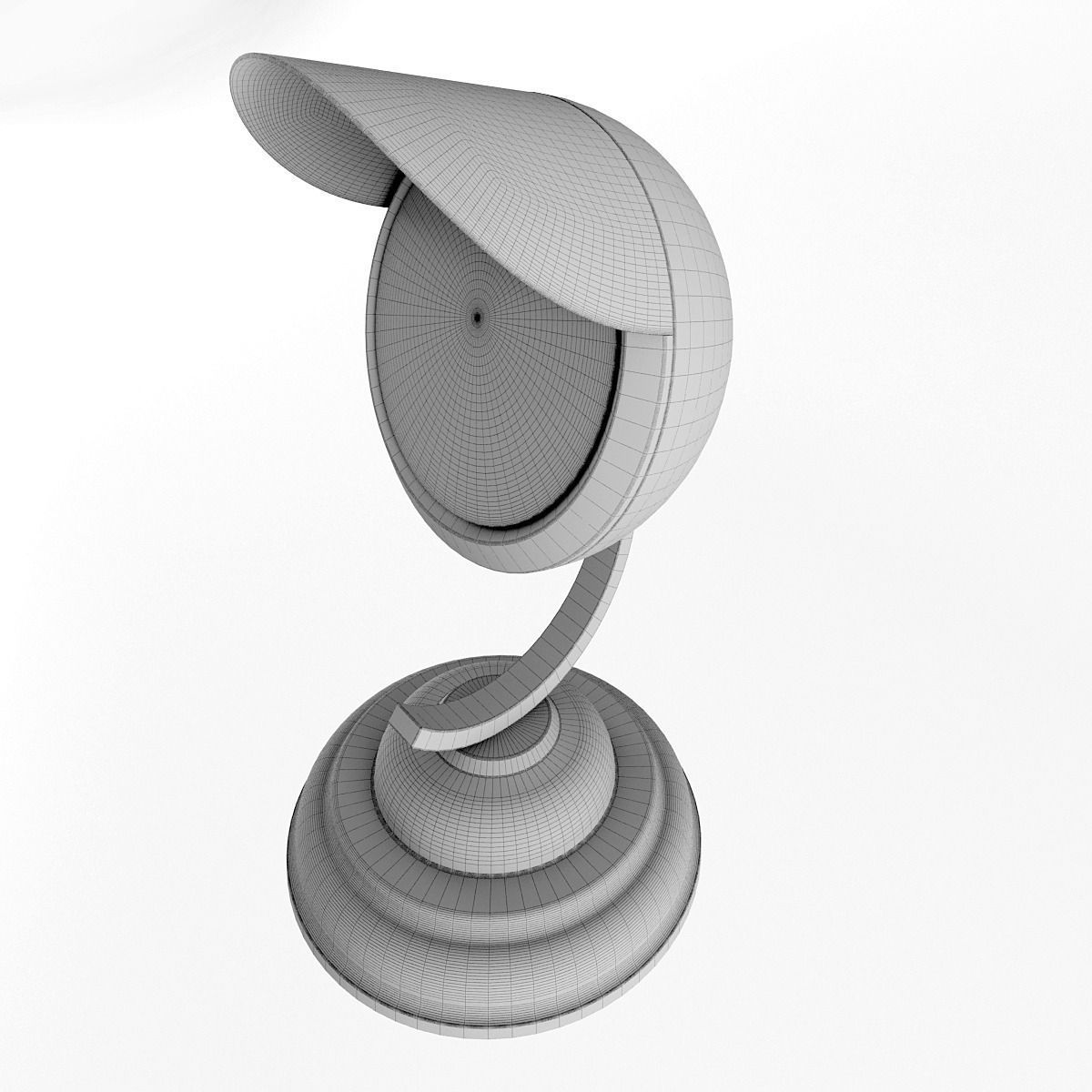 Kare Design Table Clock Scooter Light Blue 3D model_3