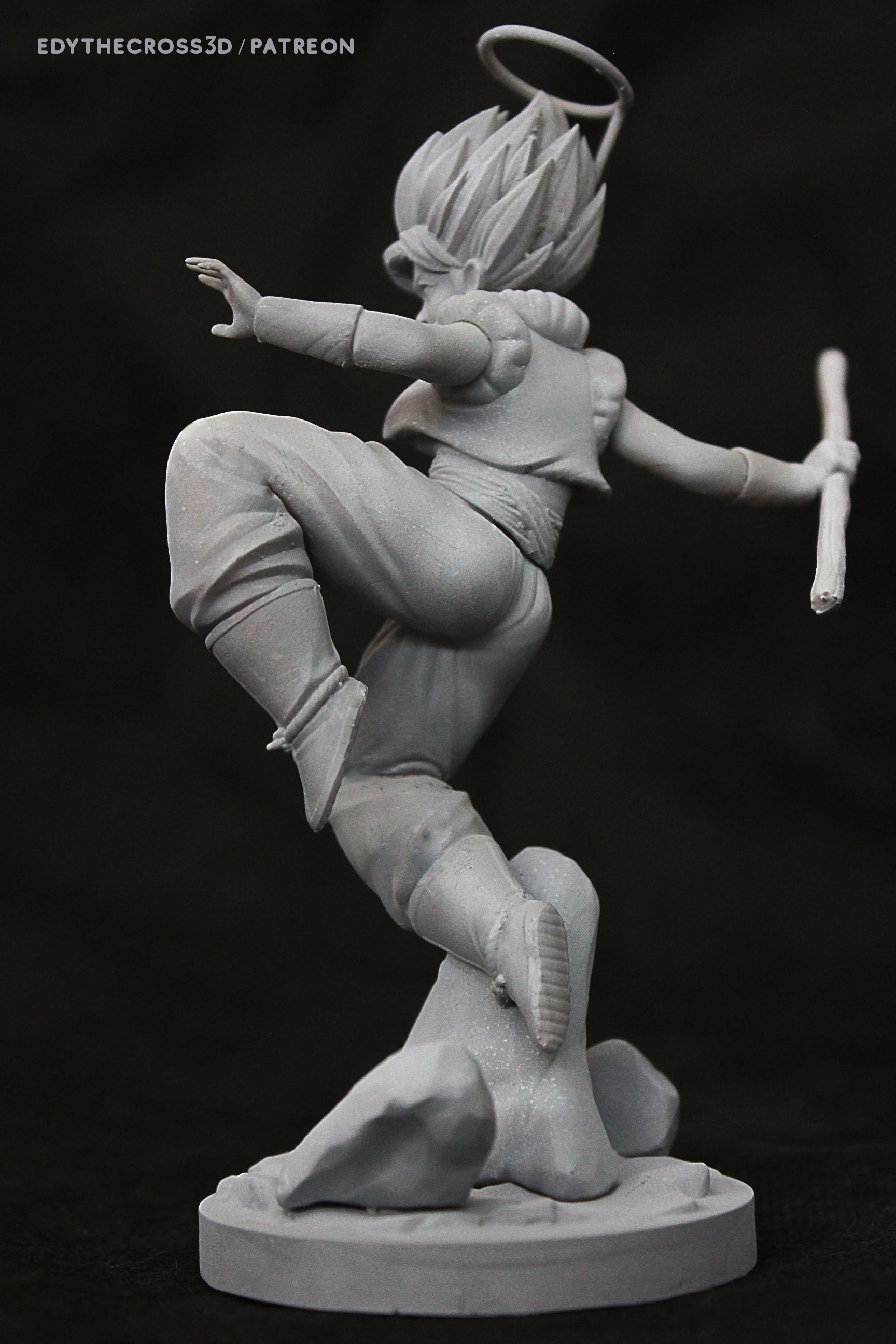 Gogeta Girl 3D print model_1