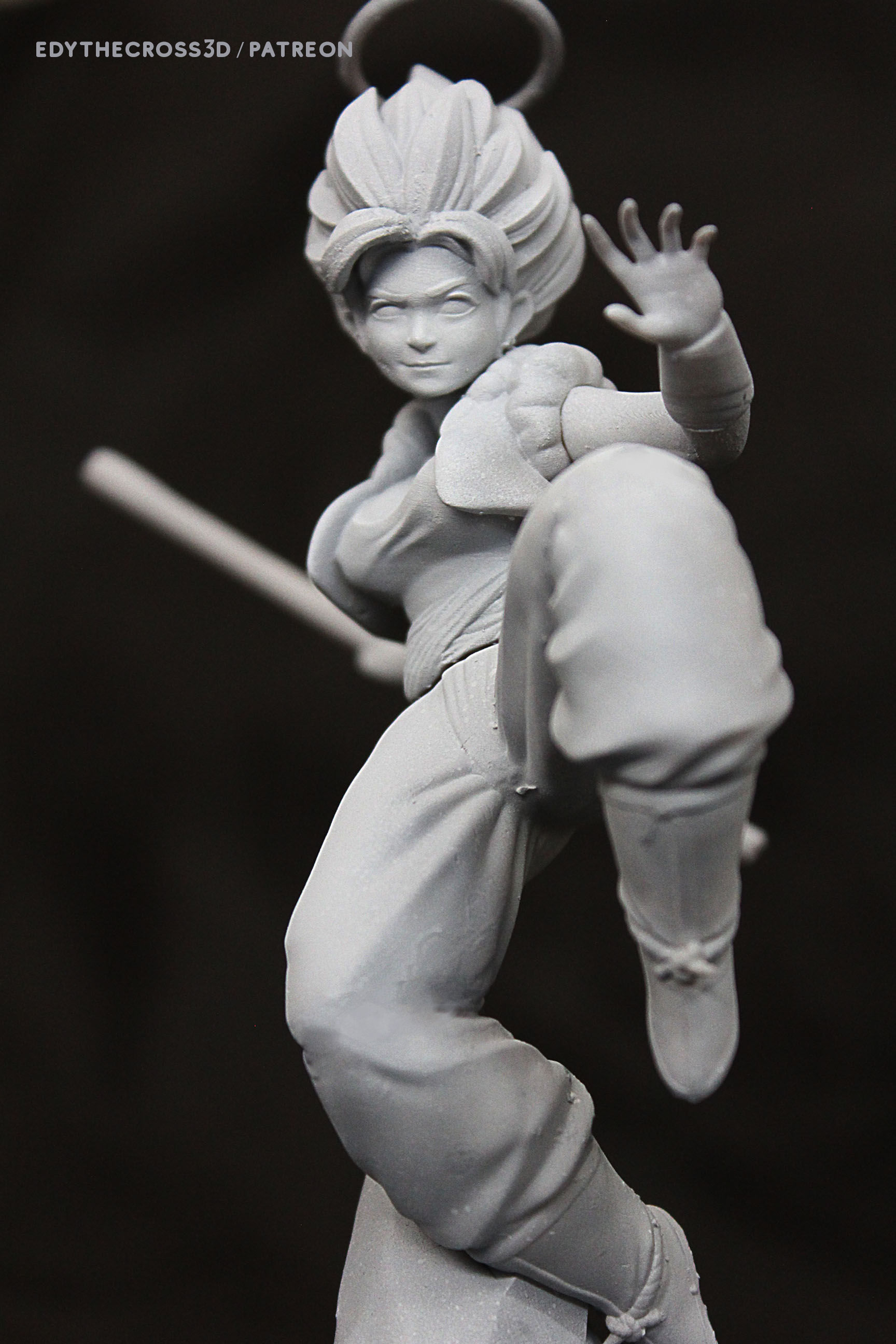 Gogeta Girl 3D print model_2