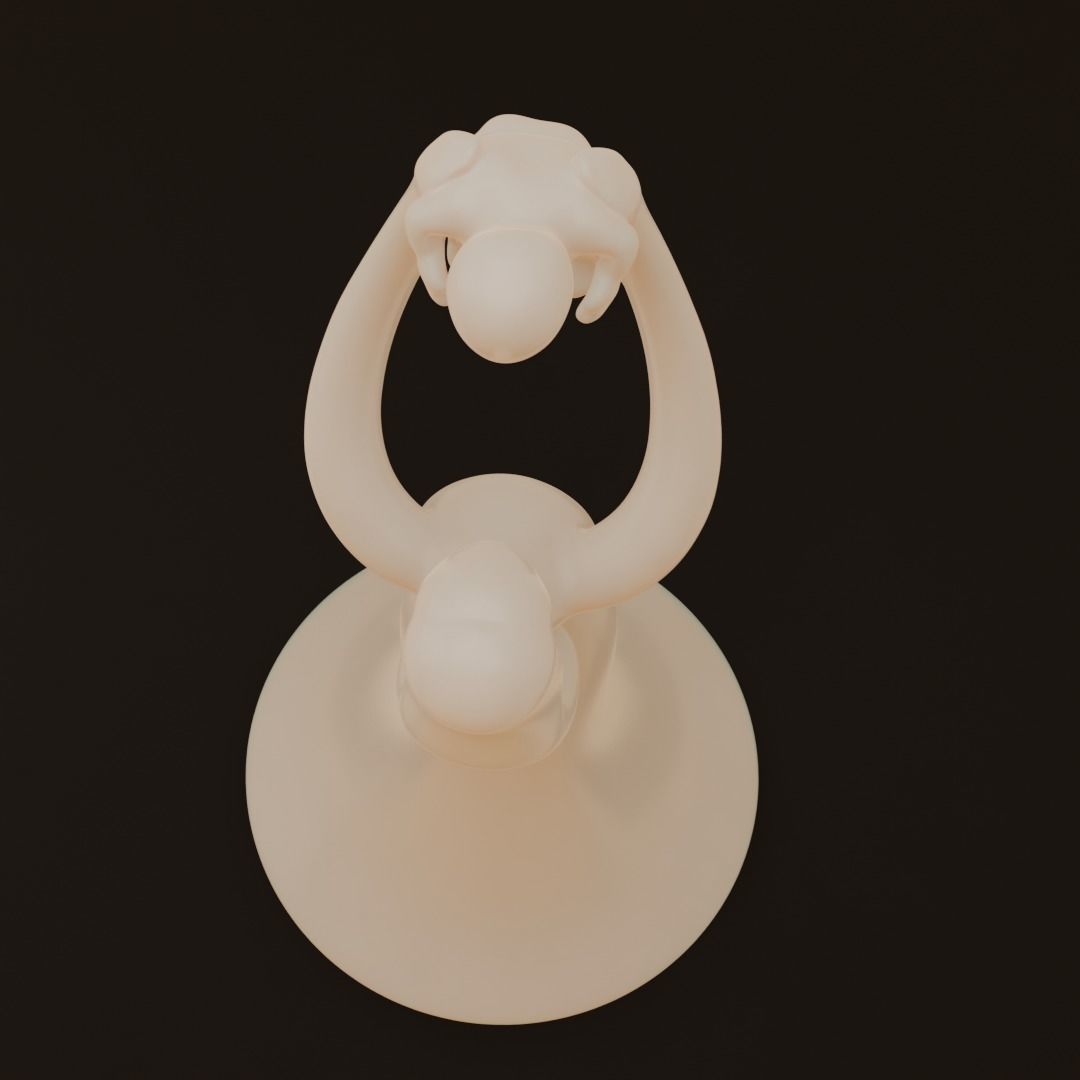 figurine of a woman and a child 3D print model_13