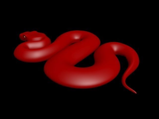 ball python STL 3D model_6
