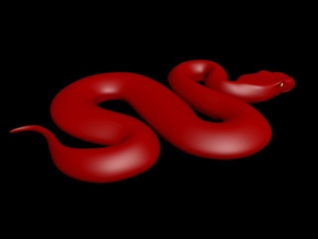 ball python STL 3D model_4