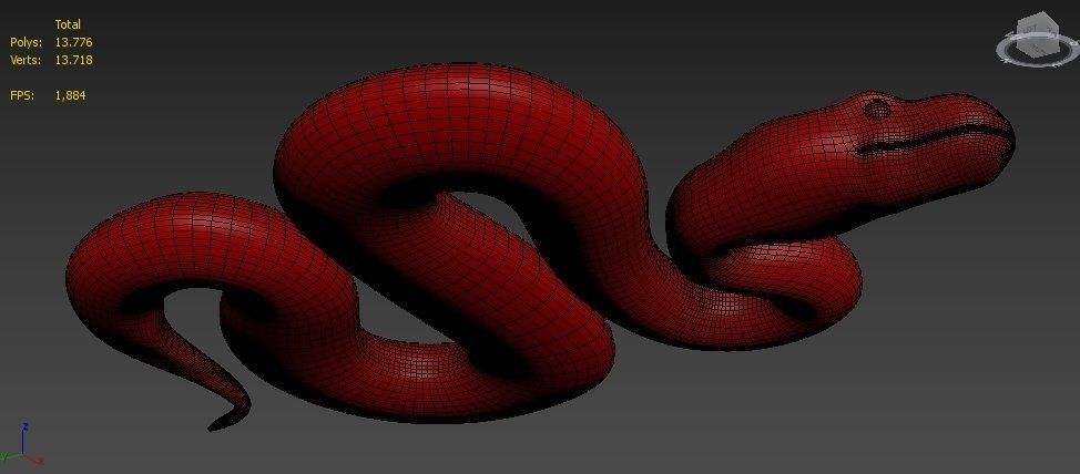 ball python STL 3D model | CGTrader