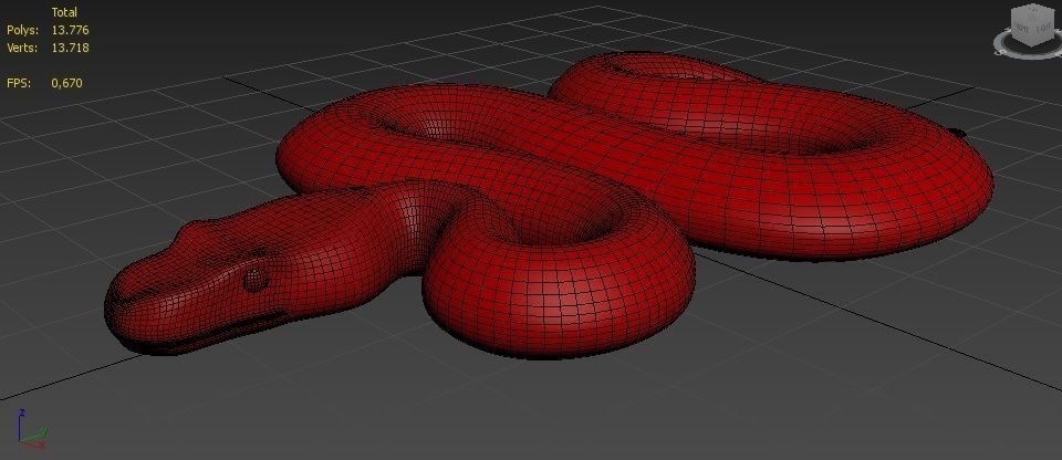 ball python STL 3D model | CGTrader