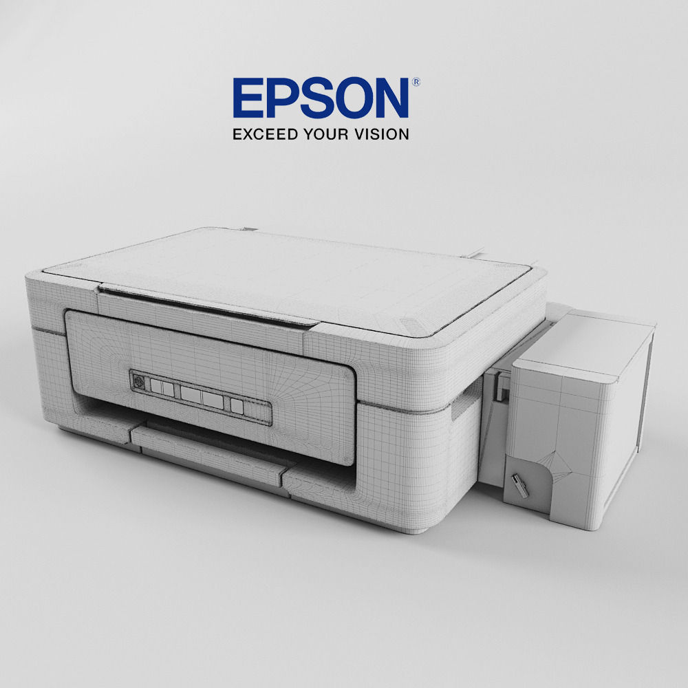 Printer EPSON L355 3D model_3