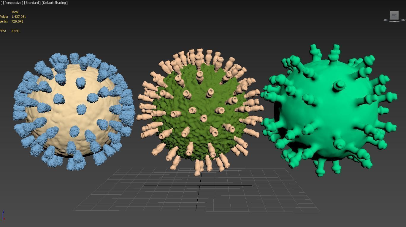 virus pack 3D model_8