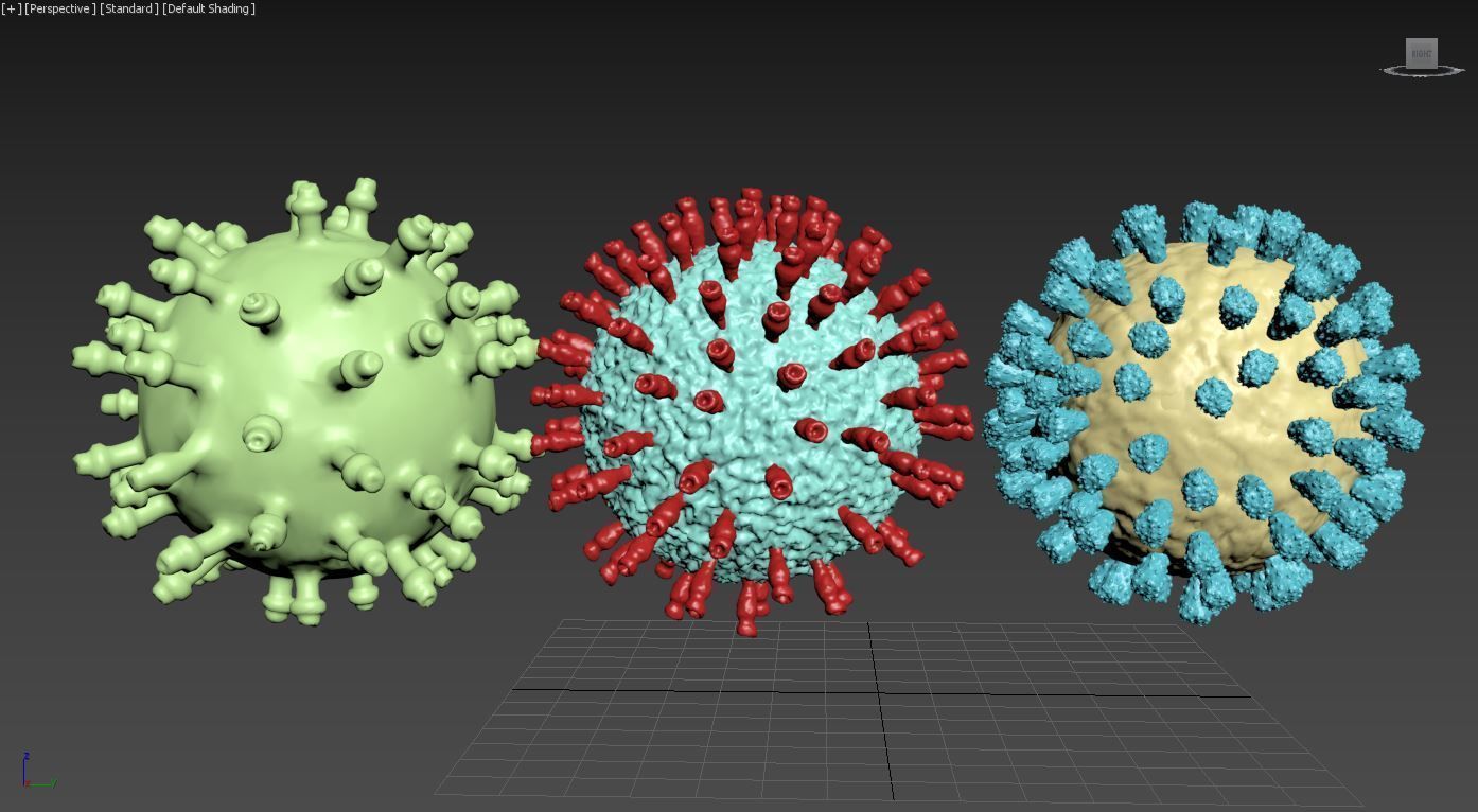 virus pack 3D model_7