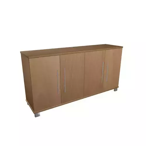 Cabinet wooden sideboard with two doors