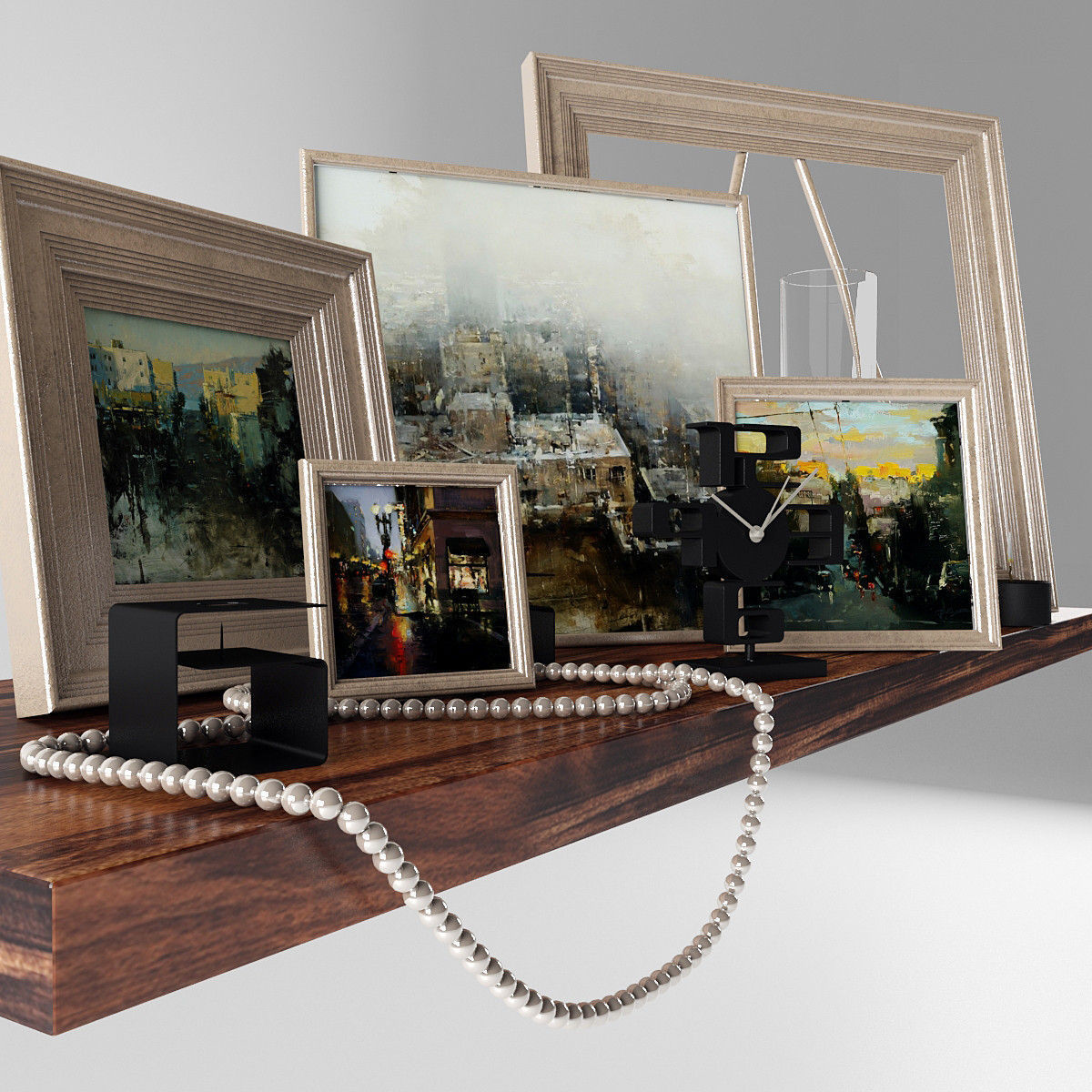 Decorative set with pictures Hsin-Yao Tseng 3D model_2