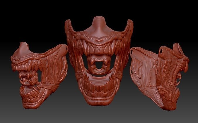 ALIEN inspired face mask 3D print model