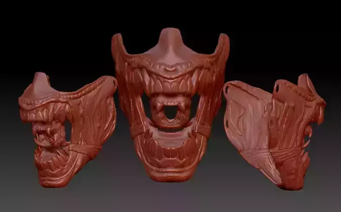 ALIEN inspired face mask 3D print model