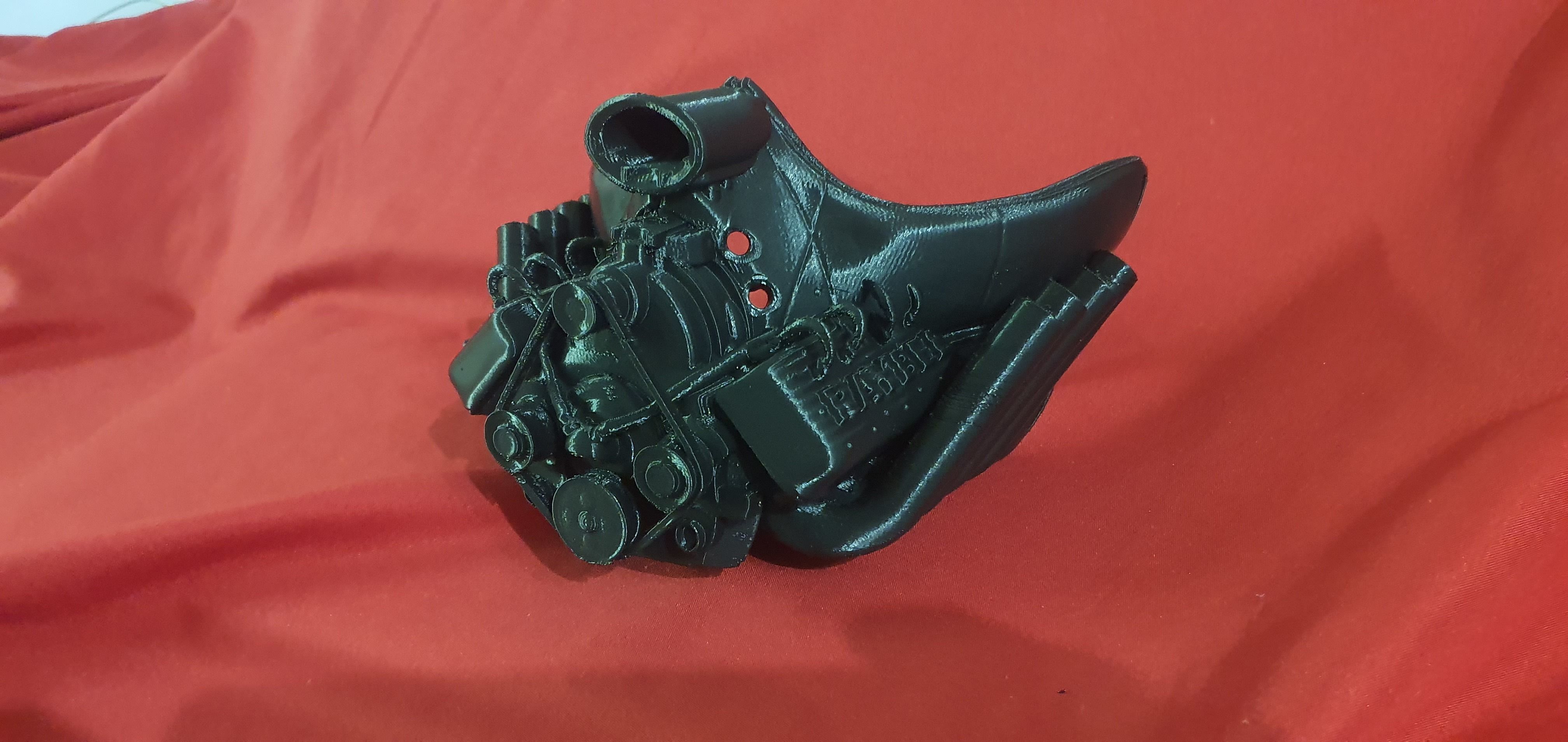 hotrod V8 facemask 3D print model_5