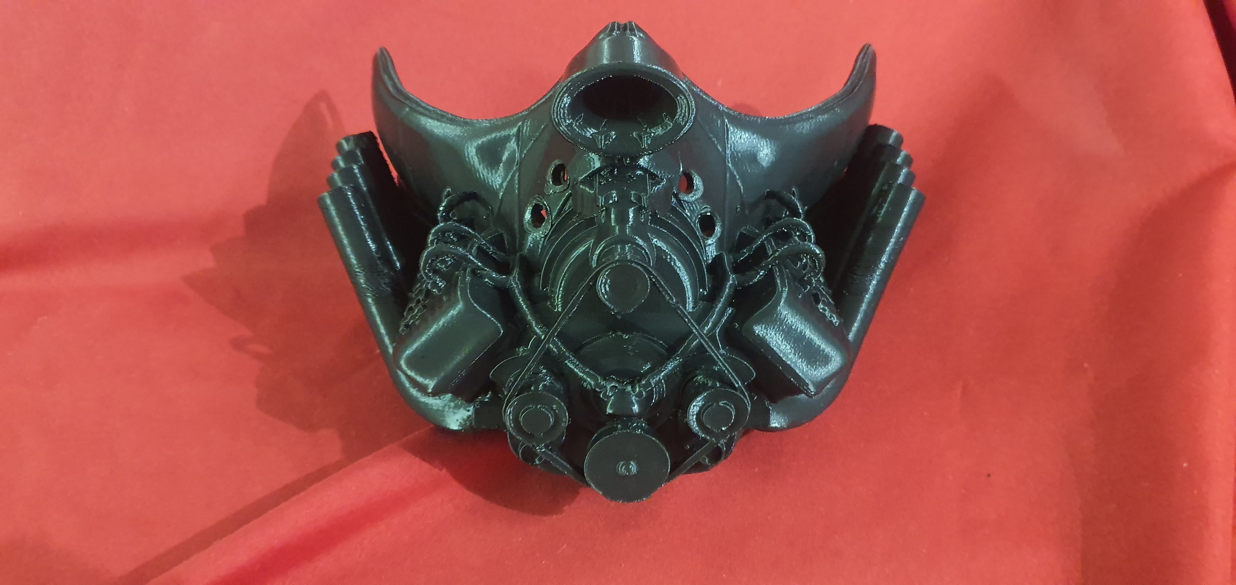 hotrod V8 facemask 3D print model_3