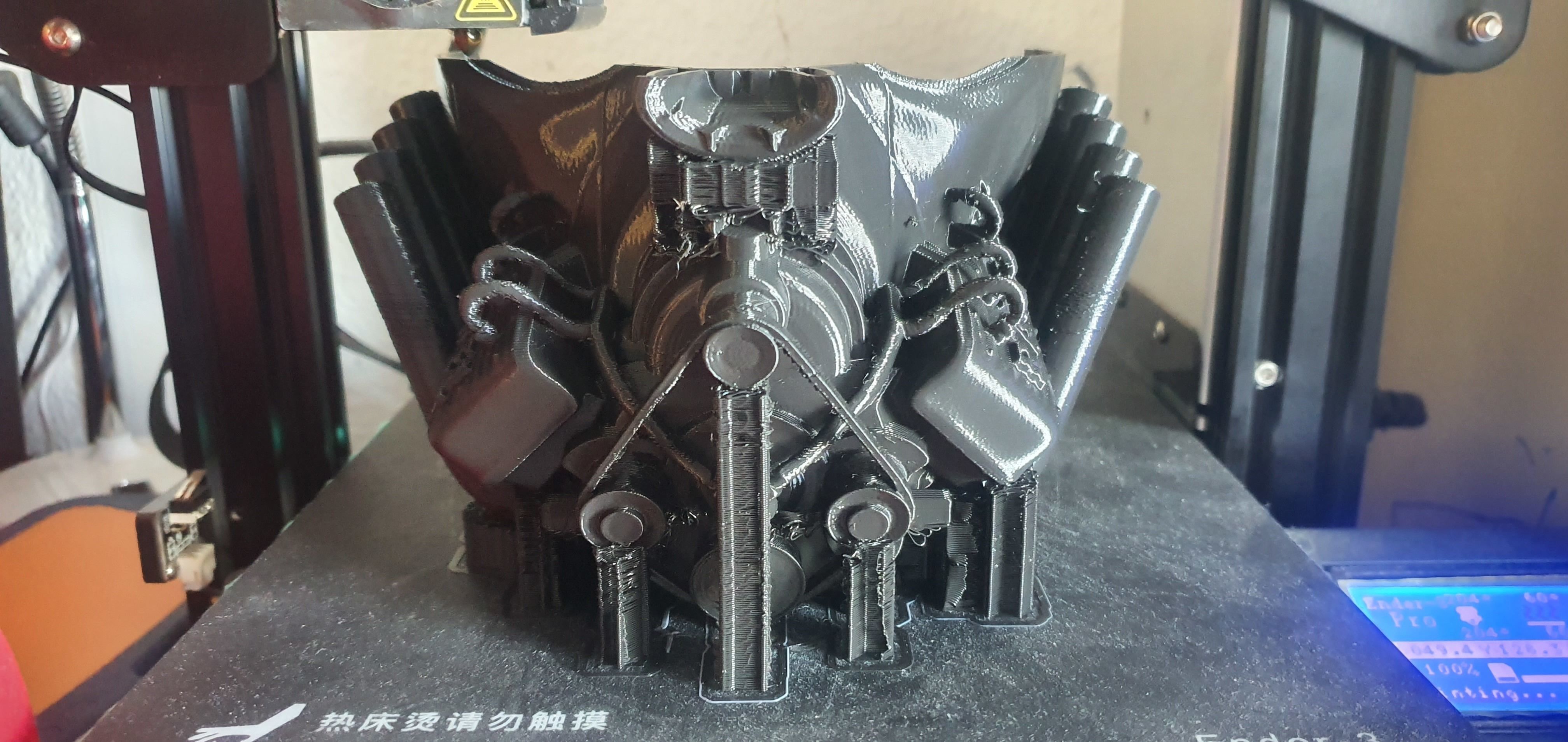 hotrod V8 facemask 3D print model_2