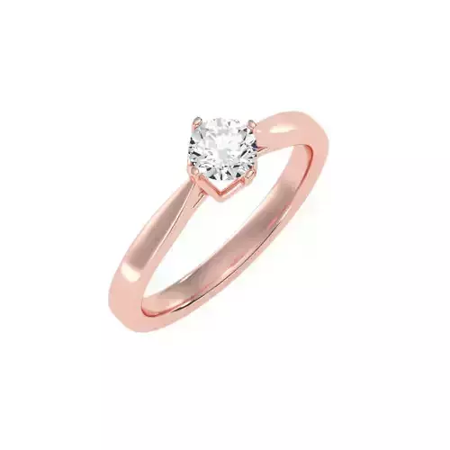 solitaire wedding engagement women ring 3dm stl render detail