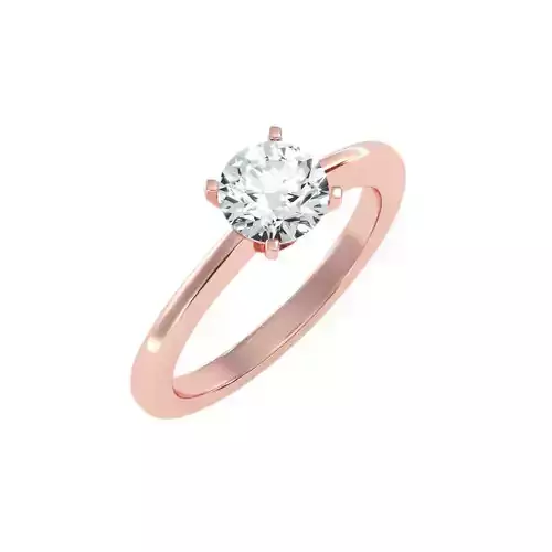 solitaire wedding engagement women ring 3dm stl render detail