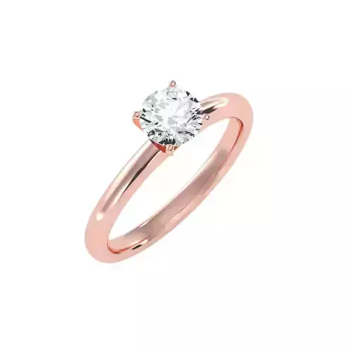 solitaire wedding engagement women ring 3dm stl render detail