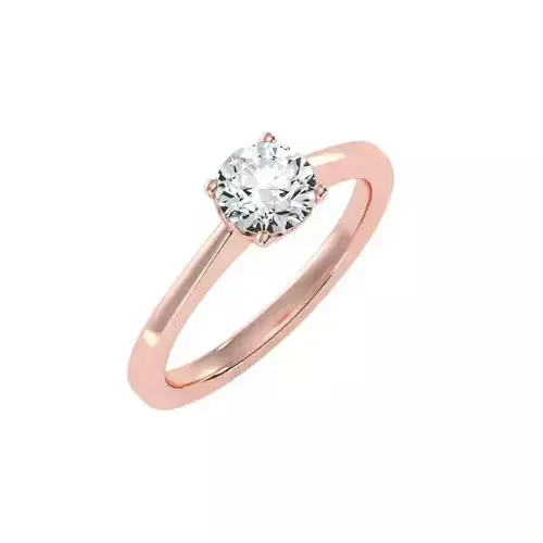 solitaire wedding engagement women ring 3dm stl render detail
