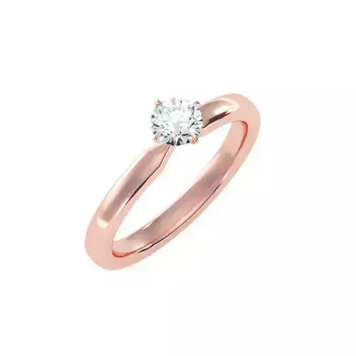solitaire wedding engagement women ring 3dm render detail 3D print model