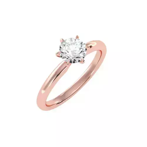 solitaire wedding engagement women ring 3dm render detail 3D print model