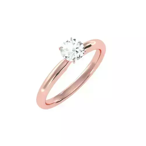 solitaire wedding engagement women ring 3dm stl render detail