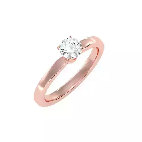 solitaire wedding engagement women ring 3dm stl render detail