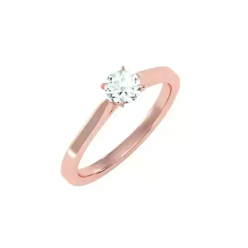 solitaire wedding engagement women ring 3dm render detail