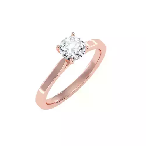 solitaire wedding engagement women ring 3dm stl render detail