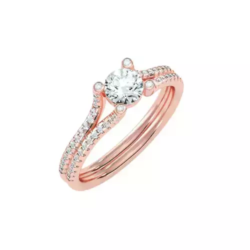 solitaire wedding engagement women ring 3dm render detail