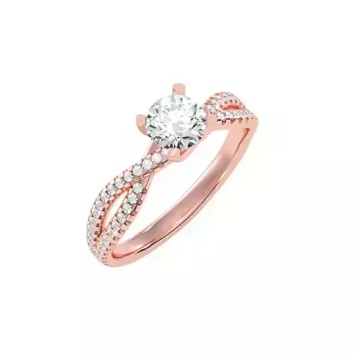 solitaire wedding engagement women ring 3dm stl render detail