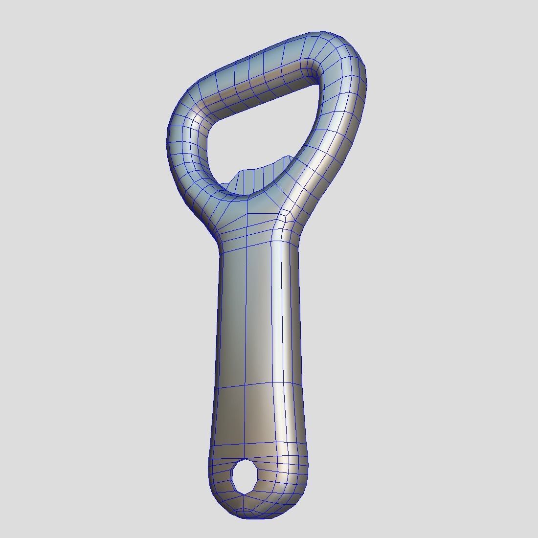 Bottle Opener 3 Low-poly 3D model_11