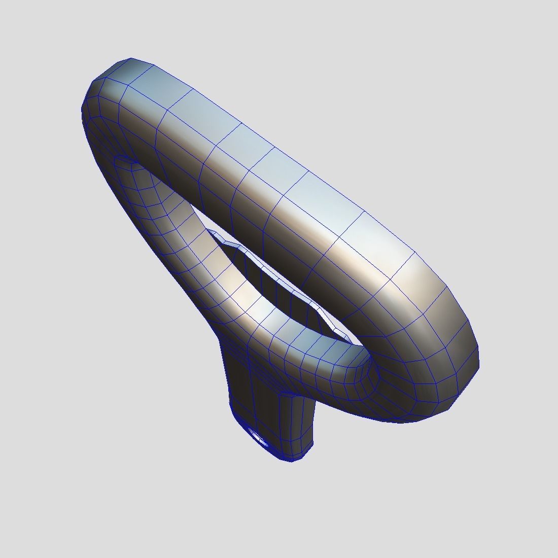 Bottle Opener 3 Low-poly 3D model_7