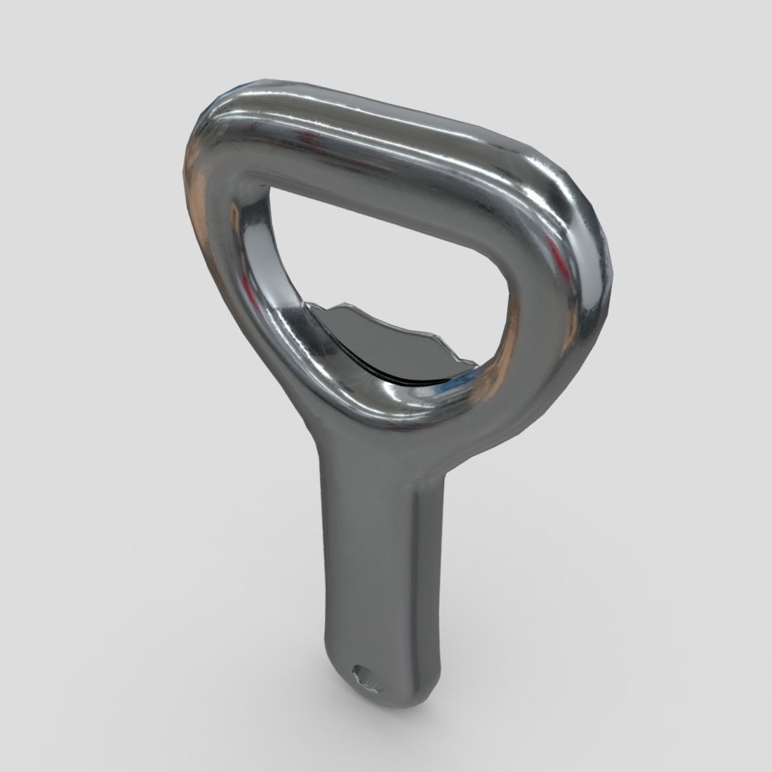 Bottle Opener 3 Low-poly 3D model_4