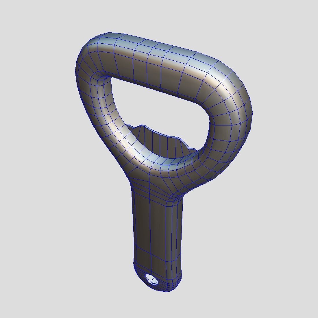 Bottle Opener 3 Low-poly 3D model_5