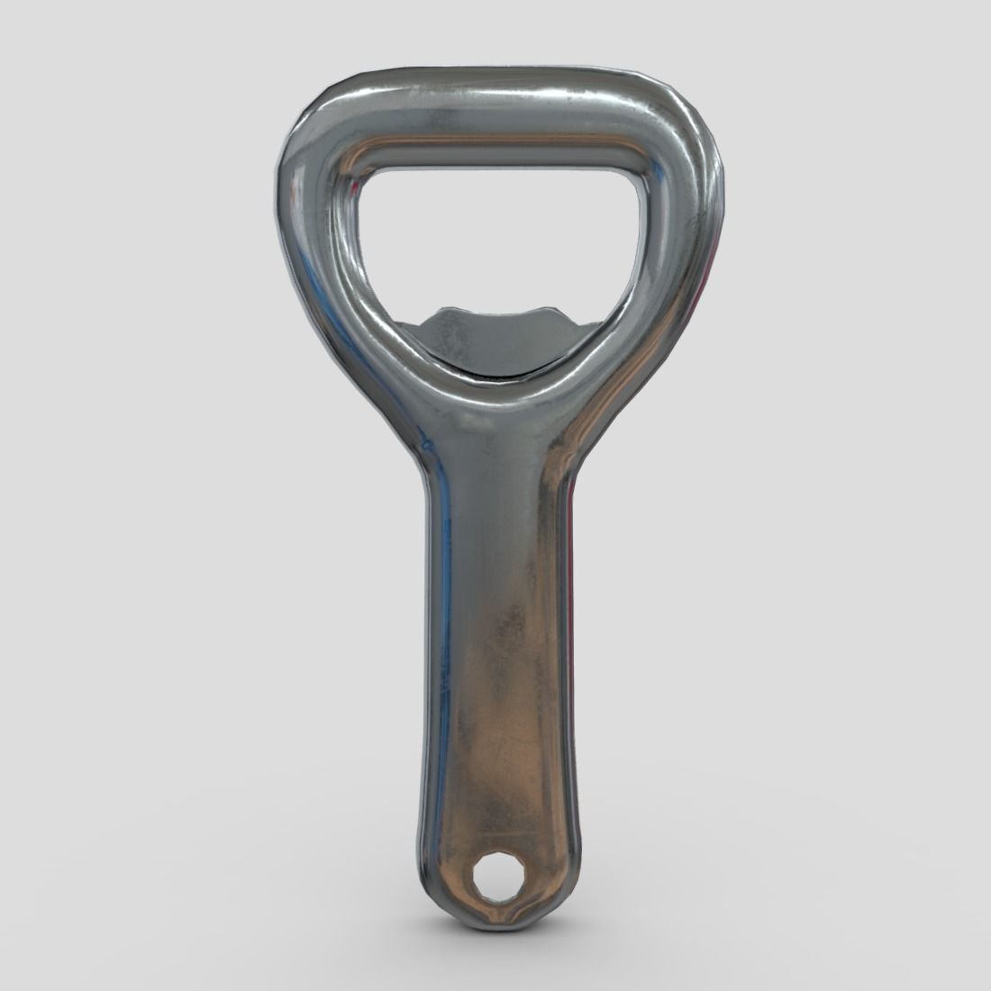 Bottle Opener 3 Low-poly 3D model_2