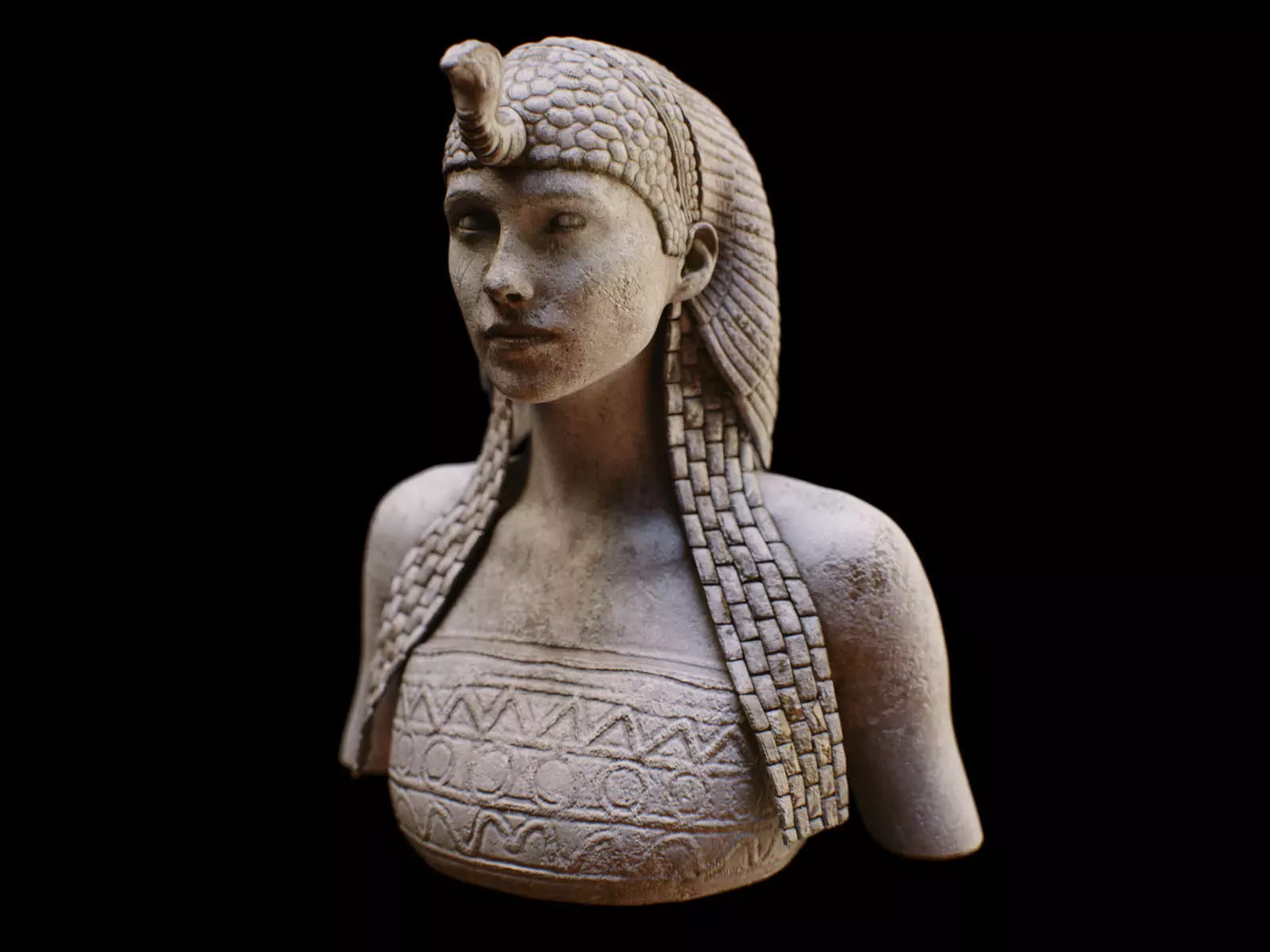 Effigy Sculpture 3D model_0