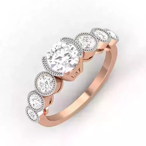 solitaire wedding engagement women ring 3dm render detail
