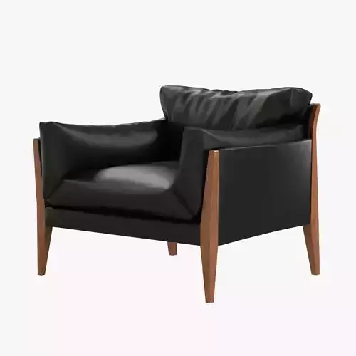 Diana lounge leather chair by Ritzwell