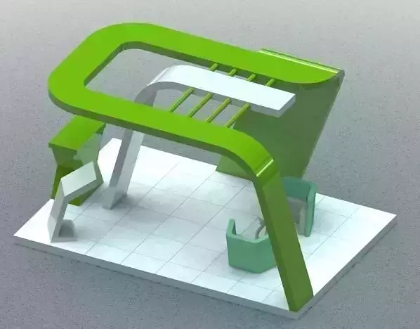 Stall for Exhibition 3D print model