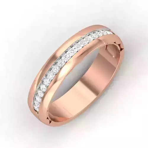 Women Band Ring 3dm render detail
