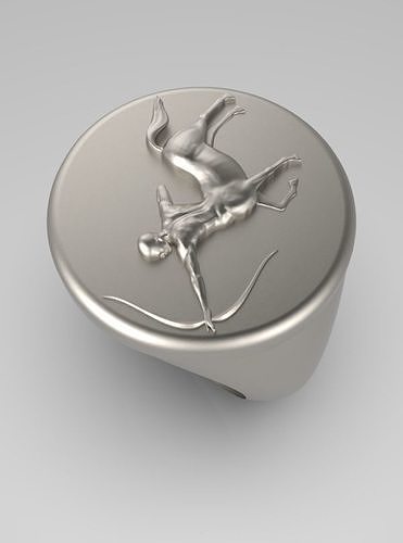 Zodiac ring Sagittarius 003 3D print model