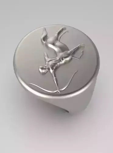 Zodiac ring Sagittarius 003