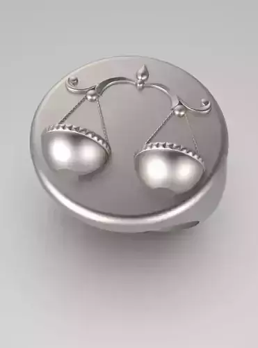 Zodiac ring Libra 003