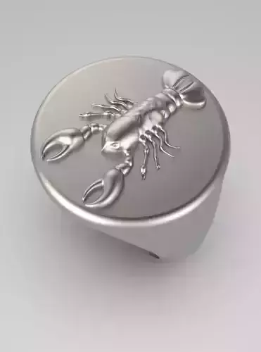 Zodiac ring Cancer 003