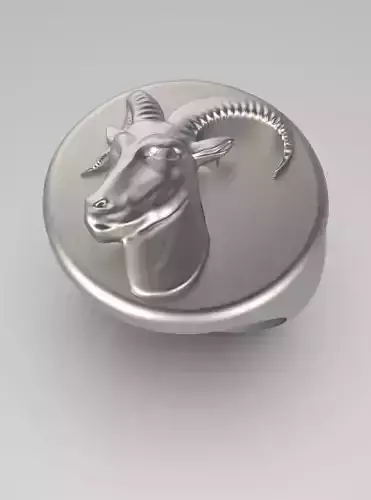 Zodiac ring Aries 003