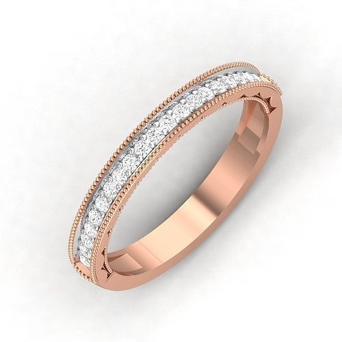 Women Band Ring 3dm render detail 3D print model