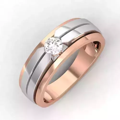 Women Band Ring 3dm render detail