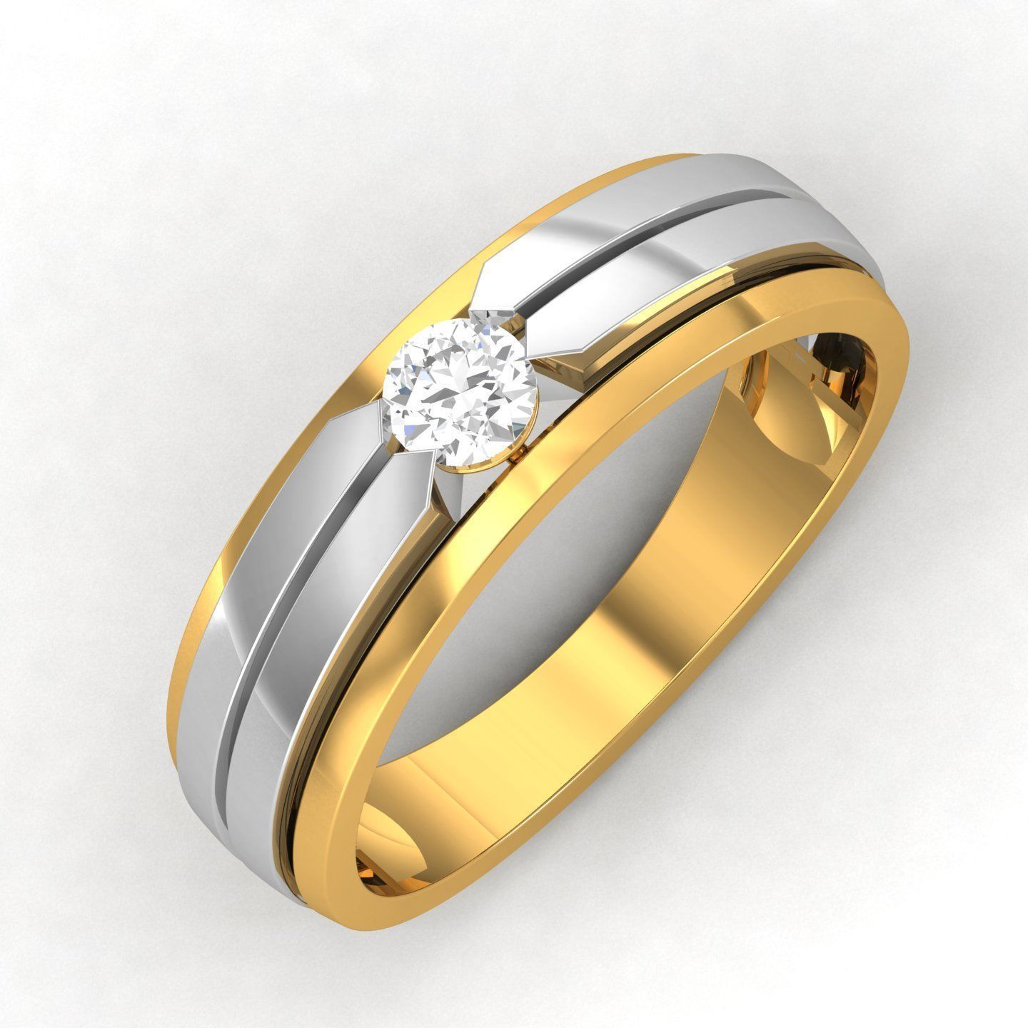 Women Band Ring 3dm render detail 3D print model_5