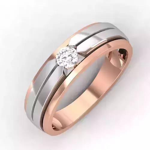 Women Band Ring 3dm render detail