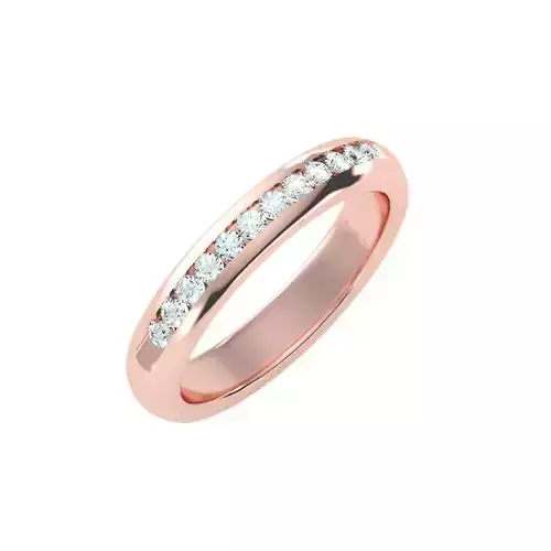 Women Band Ring 3dm stl render detail